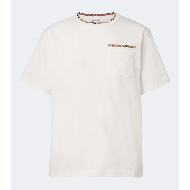 Burberry Burberry Check cotton jersey T-shirt