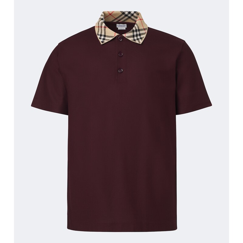 Burberry Burberry Check cotton piquÃ polo shirt