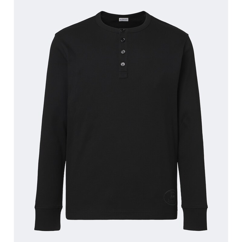 Burberry Cotton Henley shirt