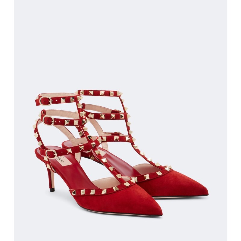Valentino Garavani Rockstud suede pumps