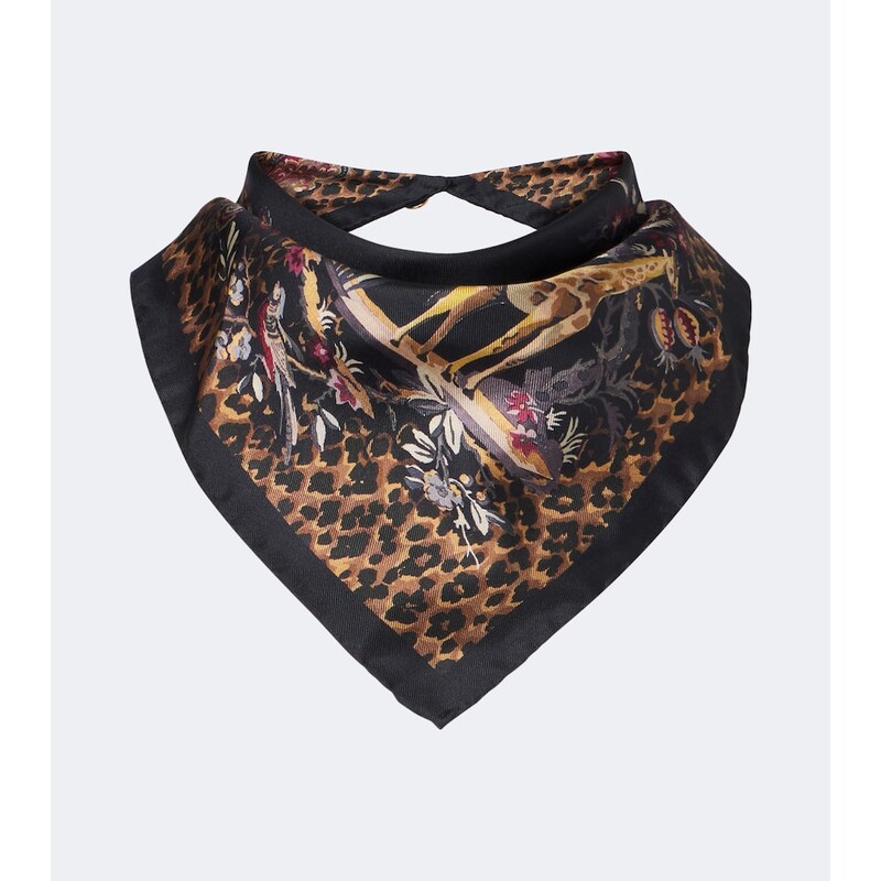 Etro Printed silk scarf