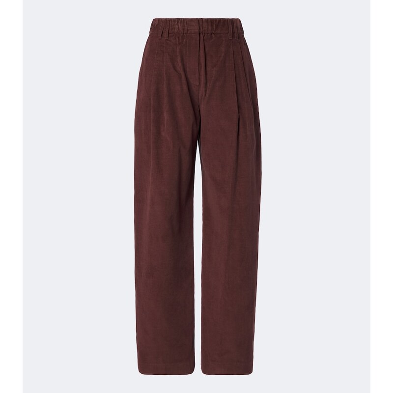 Brunello Cucinelli Monili corduroy wide-leg pants