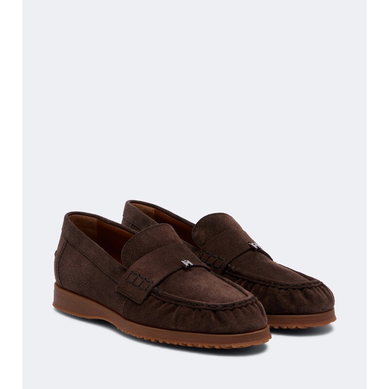 Hogan Traditional suede loafers