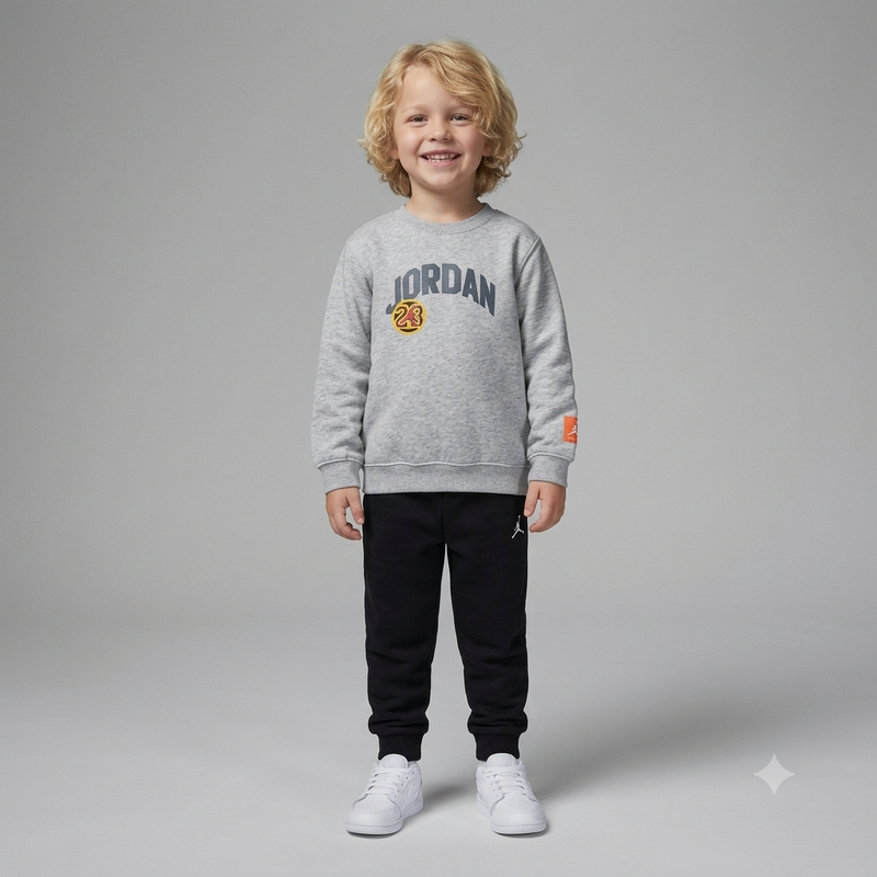 Jordan mj dynasty ft crew set BLACK