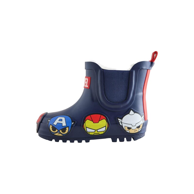 Next Gumové holínky Marvel námořnická modř / azurová / žlutá /