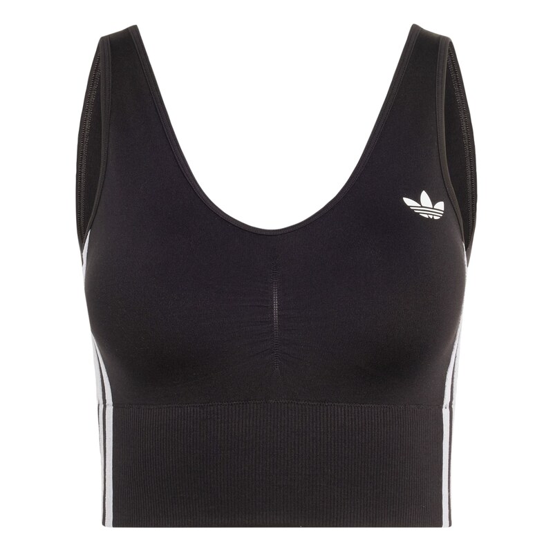 ADIDAS ORIGINALS Podprsenka Essentails černá / bílá
