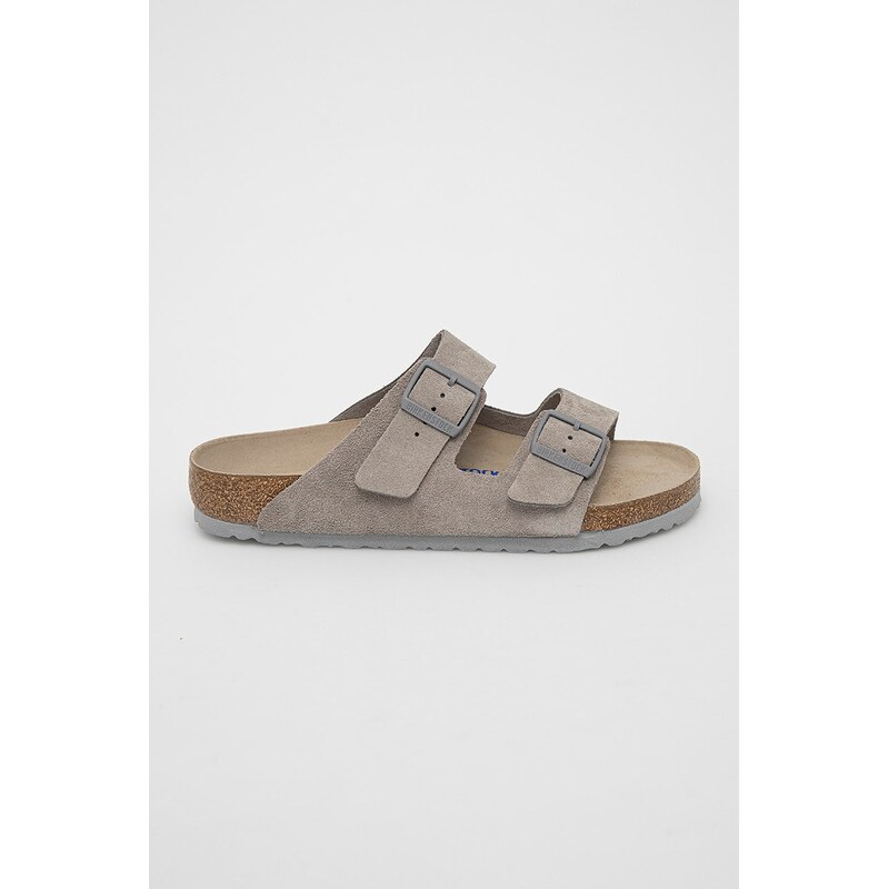 Birkenstock Semišové pantofle Birkenstock