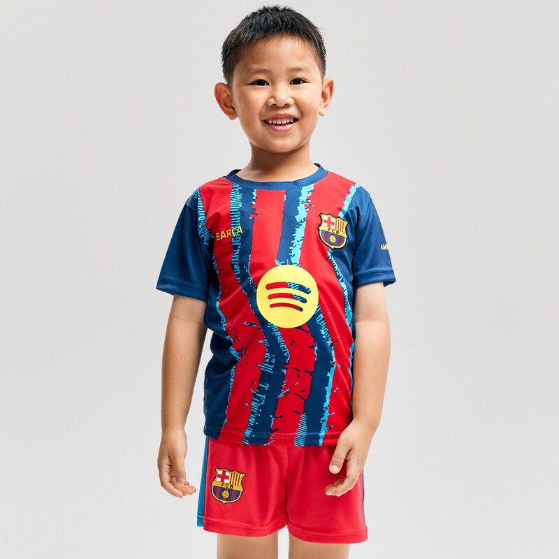 Reserved - Souprava FC Barcelona Lewandowski - tmavomodrá