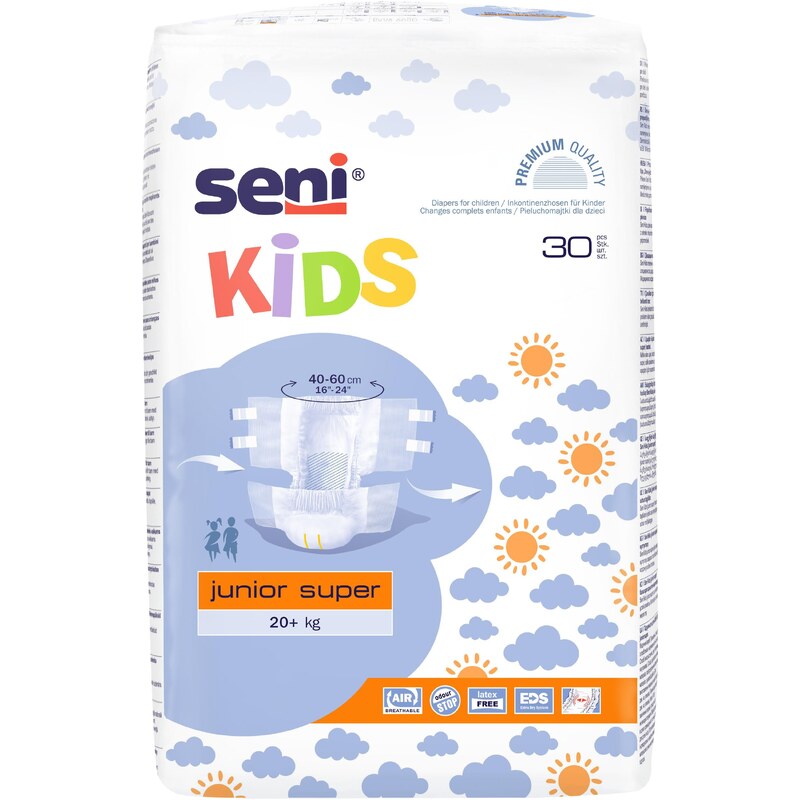 Seni Kids Junior Super plenkové kalhotky 20+ kg 30ks