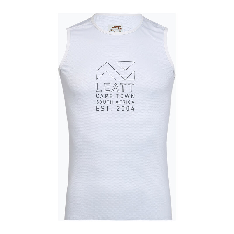 Pánský cyklistický dres Leatt Sleeveless Base white