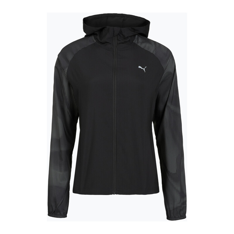 Dámská běžecká bunda Puma Run AOP Favorite Woven Jacket black