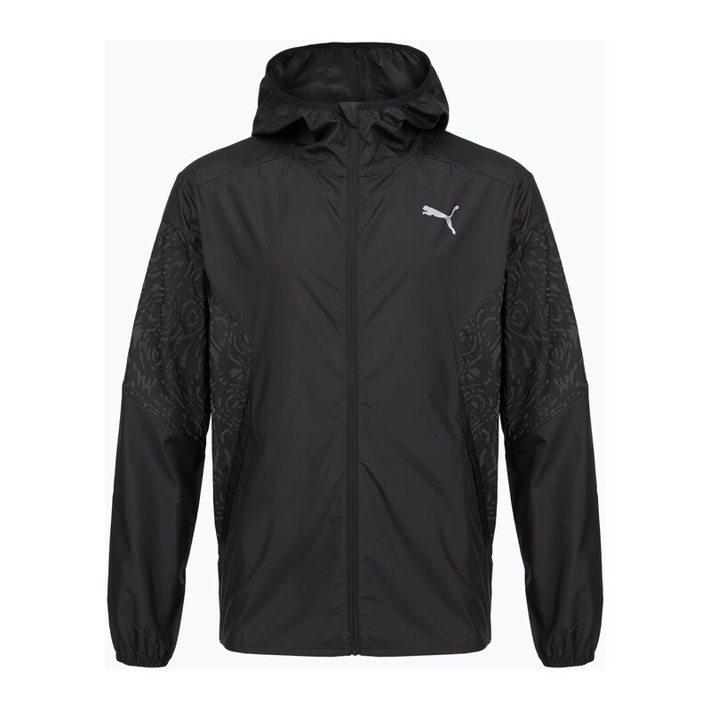 Pánská běžecká bunda Puma Run AOP Lightweight Jacket black