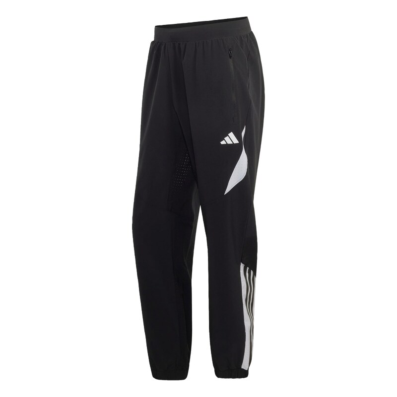 ADIDAS PERFORMANCE Sportovní kalhoty Essentials černá / stříbrná