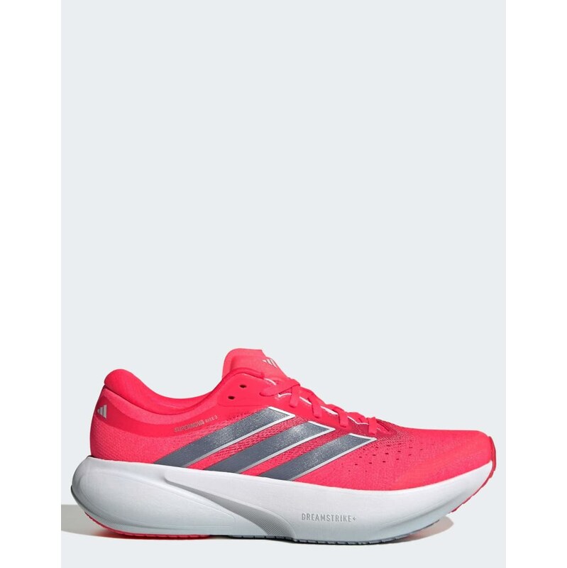 adidas performance Supernova rise 3 running shoes in lucid red /