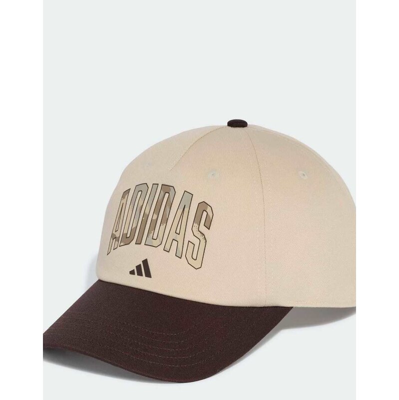 adidas performance Camo graphic dad cap in crystal linen /