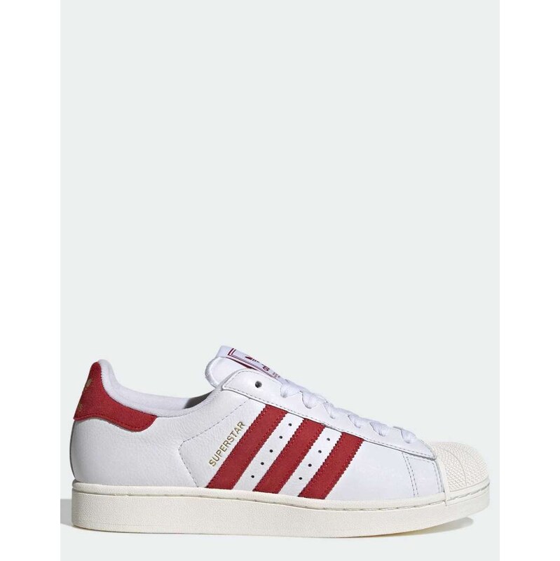adidas Originals Superstar ii shoes in cloud white / team