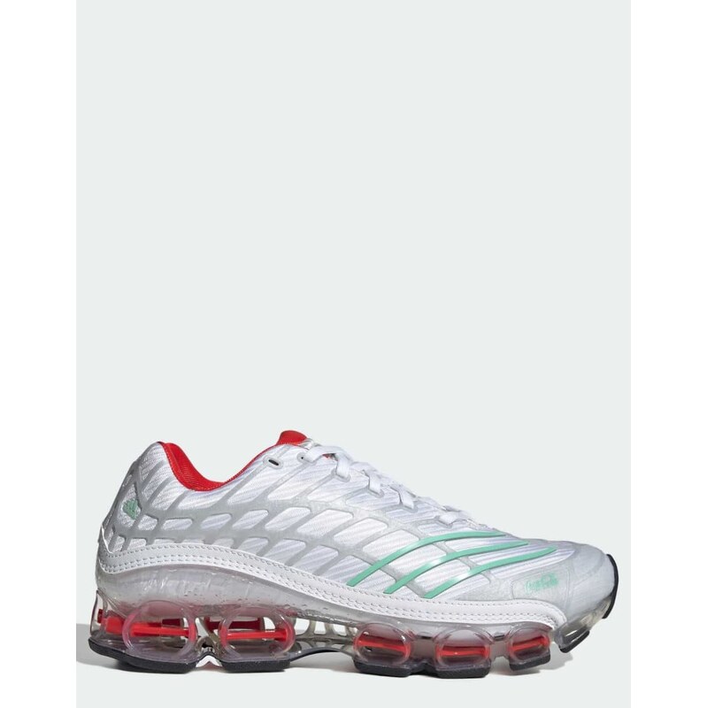 adidas Originals Megaride f50 shoes in cloud white / ice green