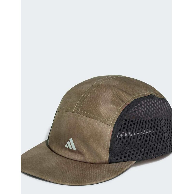 adidas performance Running graphic cap in khaki six-Green