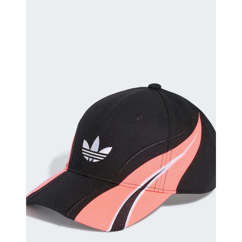 adidas Originals Baseball cap in black / solar turbo