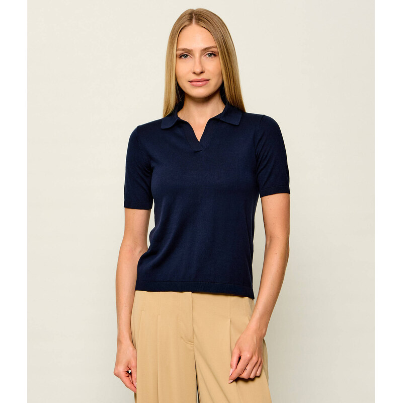 Weekend MaxMara Hedvábné polokošile Wkdroncolo | Slim Fit