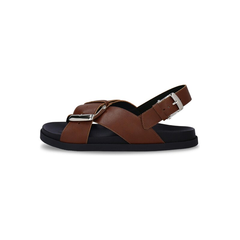 nae Vegan Shoes Sandály LUNA hnědá