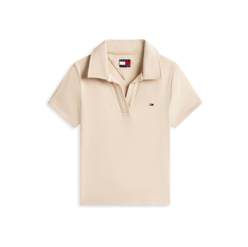 Tommy Jeans Tričko béžová
