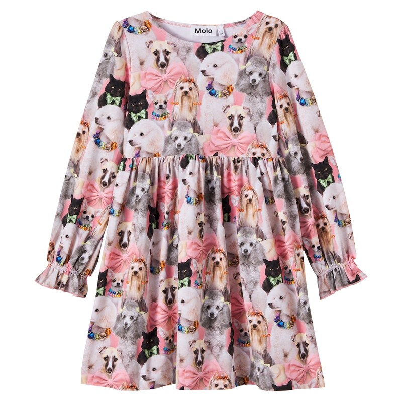 Molo Camie printed cotton-blend dress