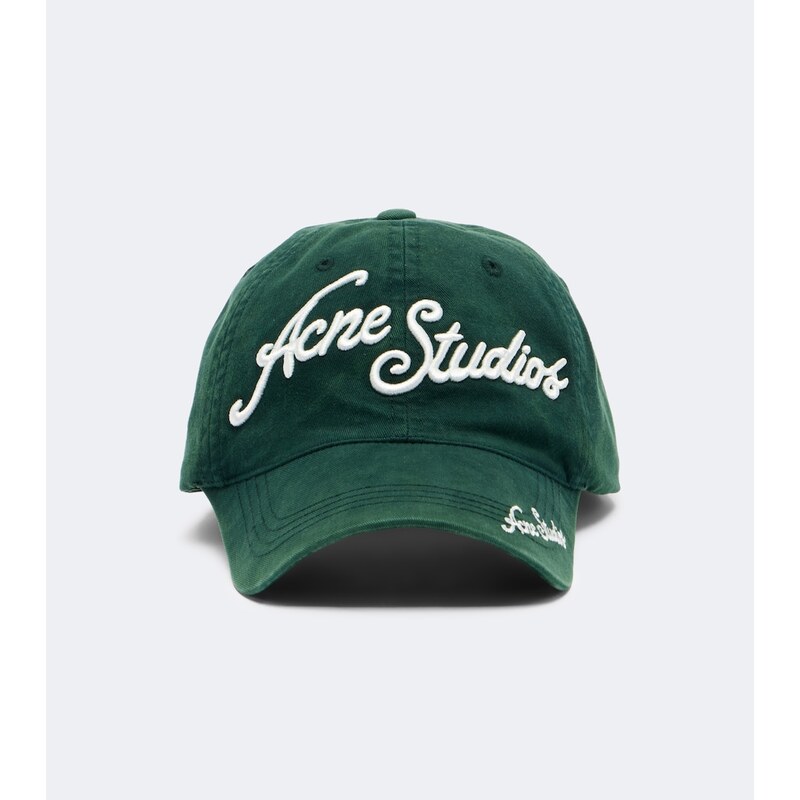 Acne Studios Logo denim baseball cap