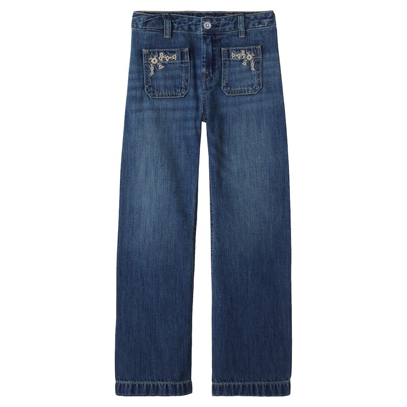 Polo Ralph Lauren Kids Floral embroidered jeans