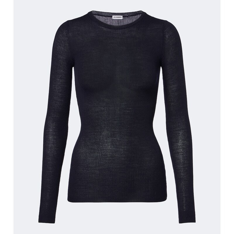 Jil Sander Ribbed-knit wool sweater