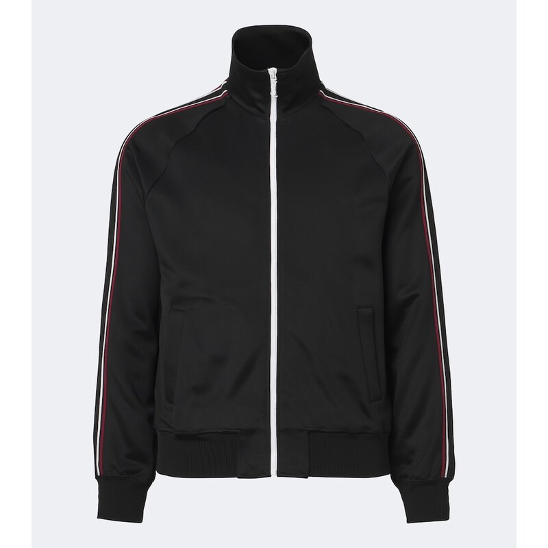 Pánský bomber Saint Laurent v barvě černá s pružným výstřihem