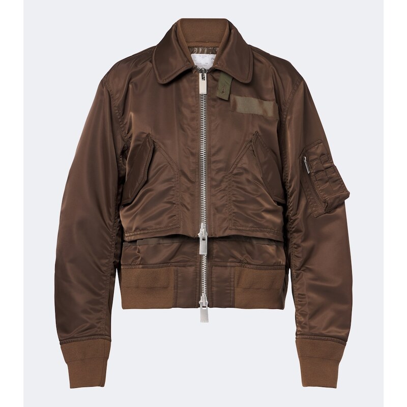 Dámský bomber Sacai Layered v barvě James Brown