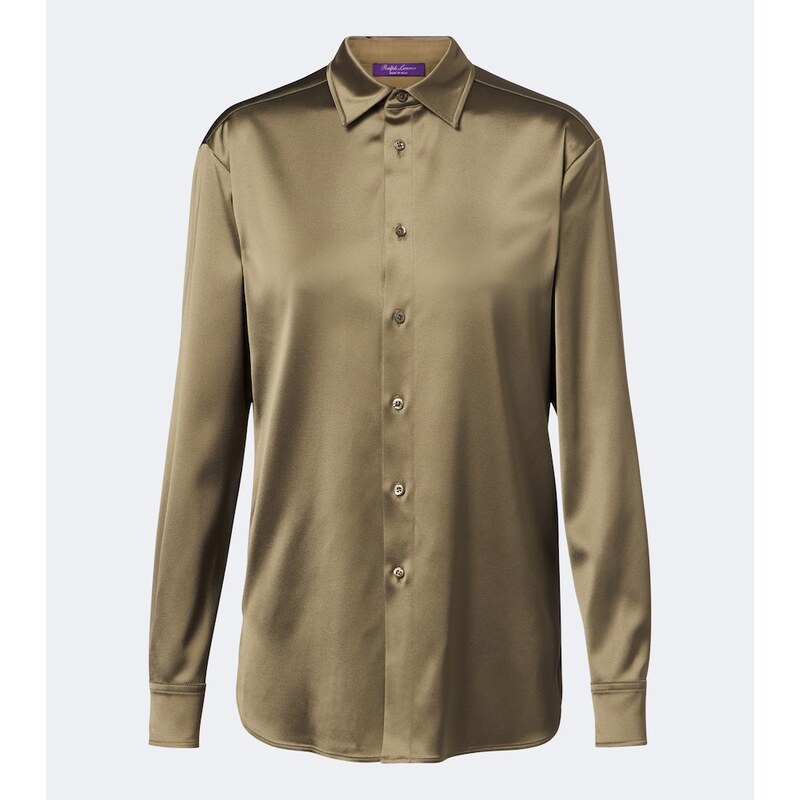 Ralph Lauren Collection Adrien satin shirt