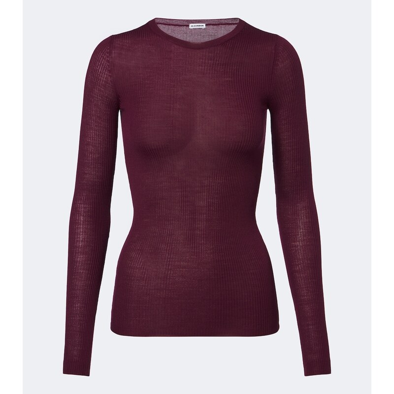 Jil Sander Ribbed-knit wool sweater
