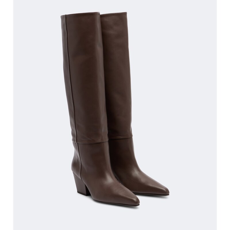 Paris Texas Jane leather knee-high boots