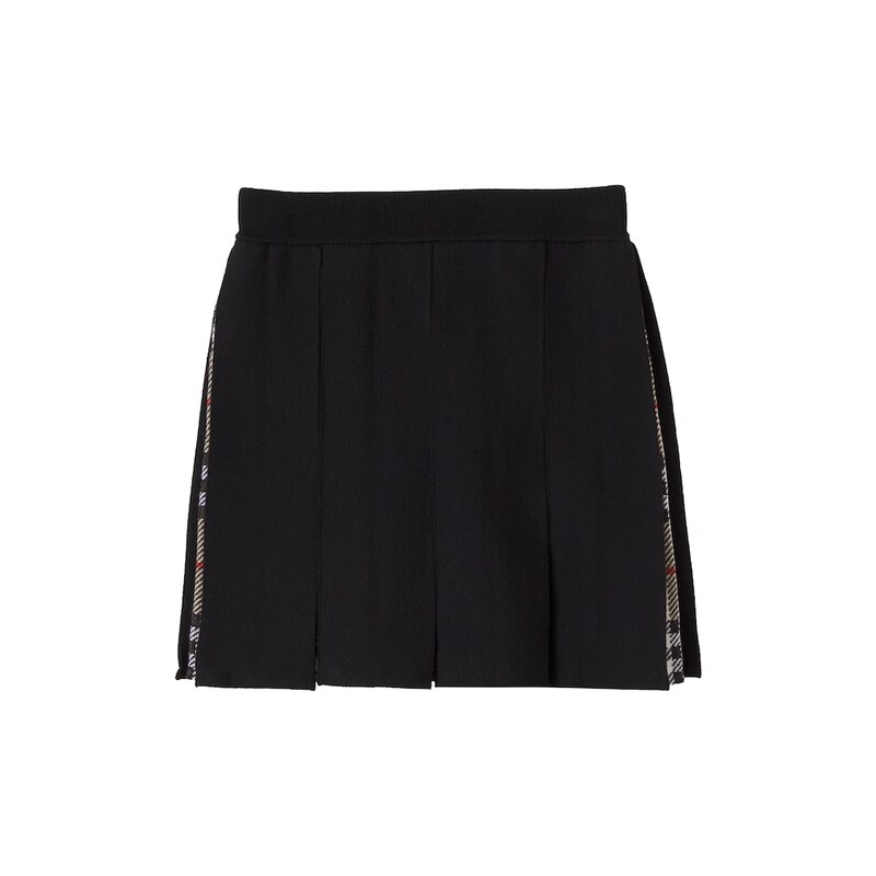 Burberry Kids Burberry Check wool-blend skirt