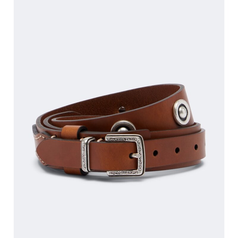 Etro Studded leather belt