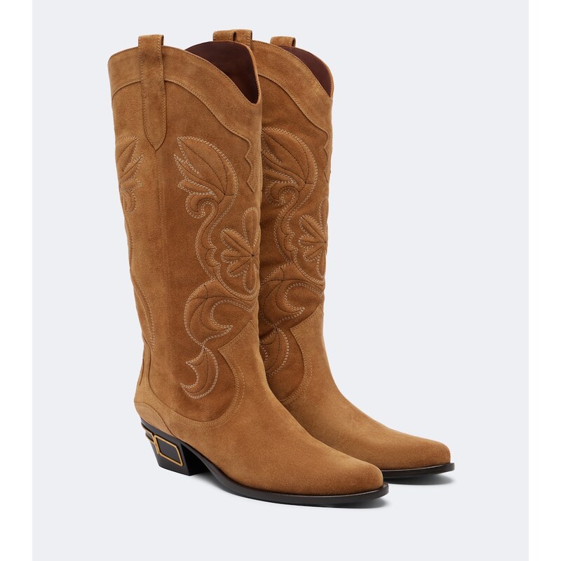 Etro Suede cowboy boots