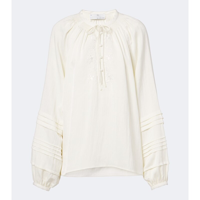 Xu Zhi Oversized embroidered blouse