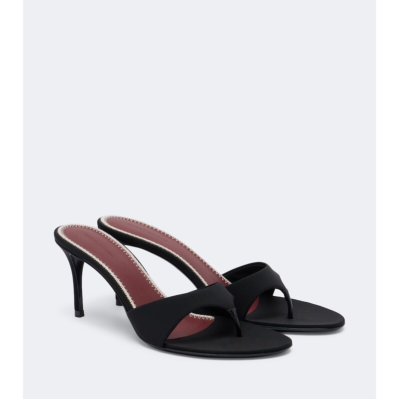Magda Butrym Satin thong sandals