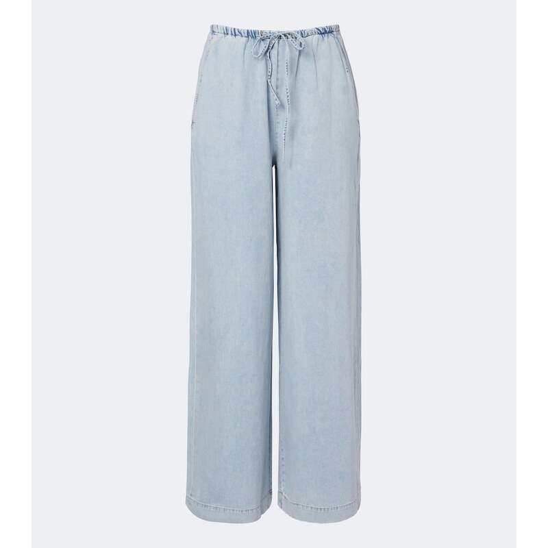 Frame The Offshore cotton-blend wide-leg pants