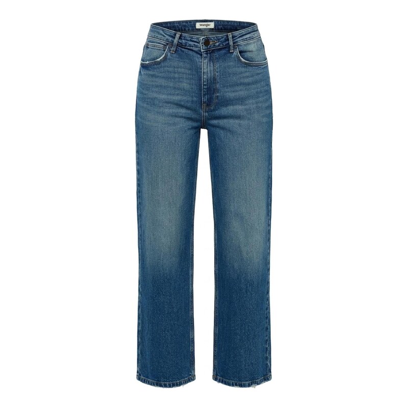 WRANGLER Džíny STRAIGHT MUSE chladná modrá