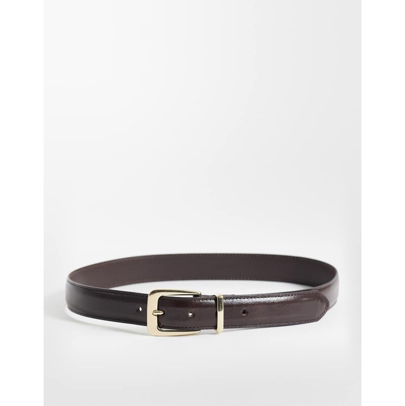 Mango classic belt in brown