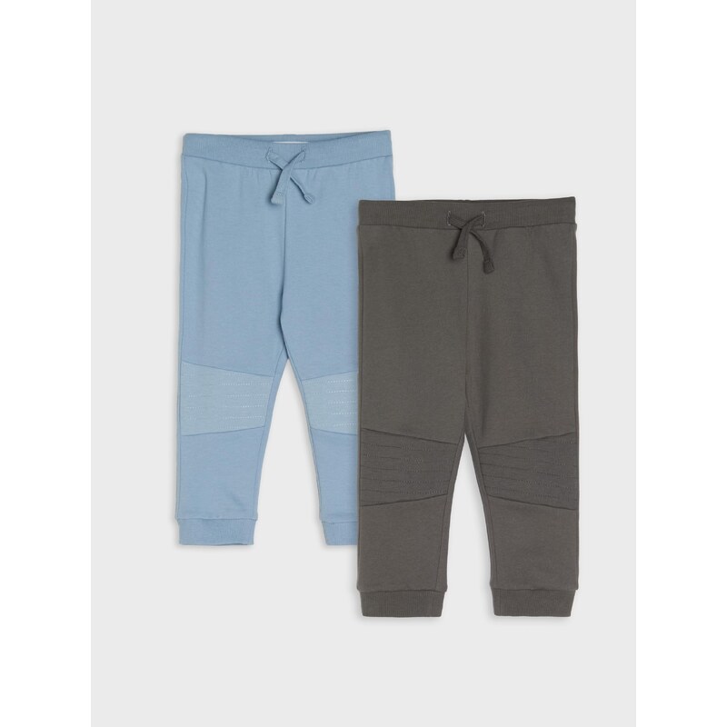 Sinsay - Sada 2 kalhot joggers - modrá