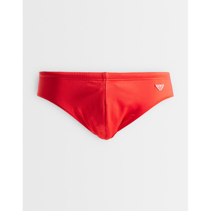 Emporio Armani Bodywear swim brief with logo in red