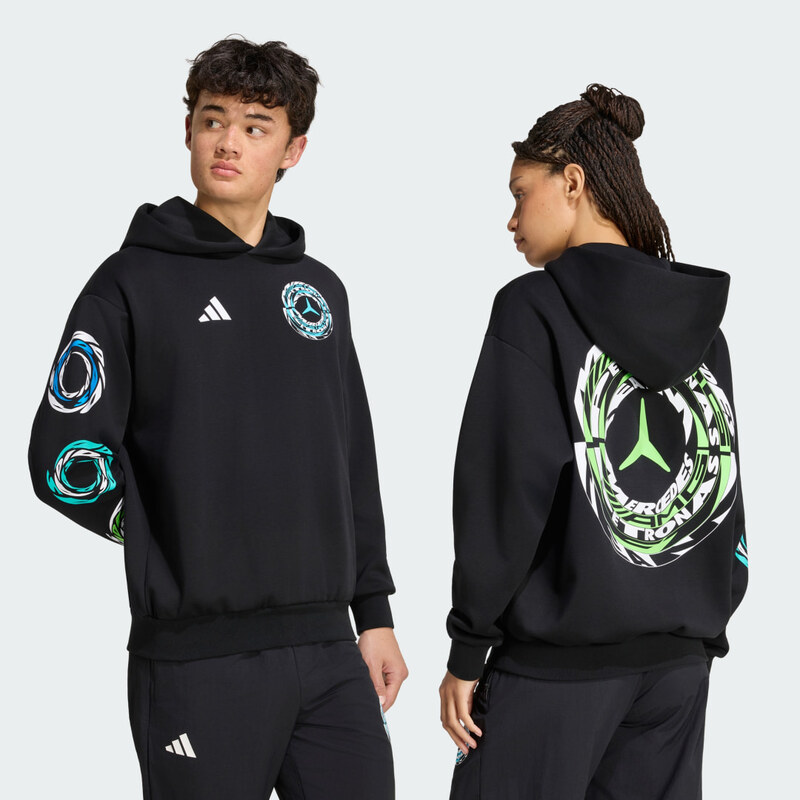 Adidas MIKINA S KAPUCÍ MERCEDES - AMG PETRONAS FORMULA 1 TEAM