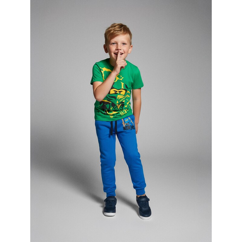 Sinsay - Kalhoty joggers Lego Ninjago - námořnická modrá