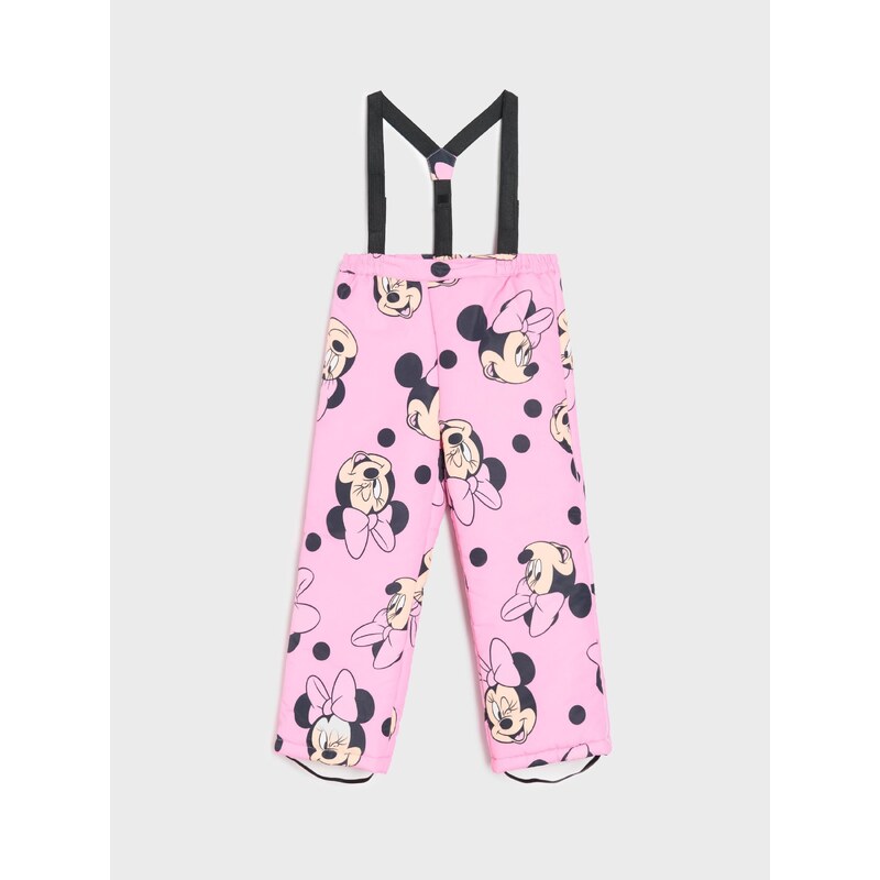 Sinsay - Kalhoty s kšandami Minnie Mouse - růžová