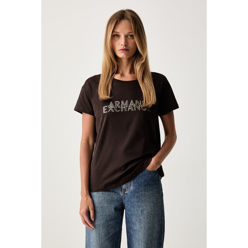 Armani Exchange tričko dámské bavlněné