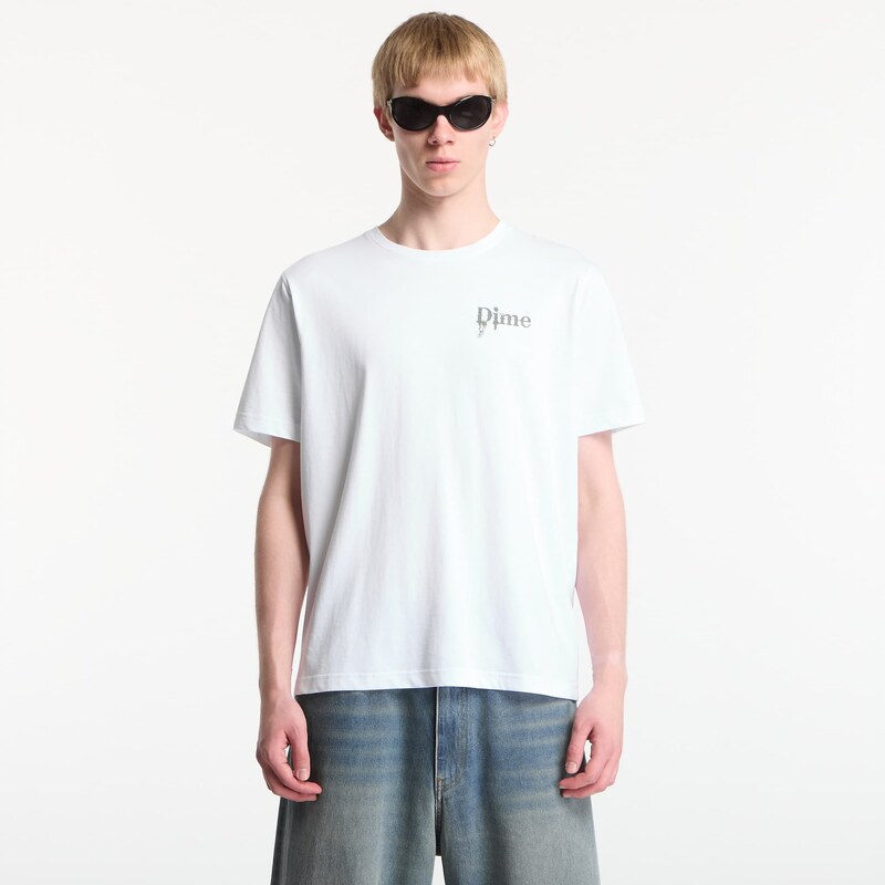 Tričko Dime Challenged T-Shirt UNISEX White XXL